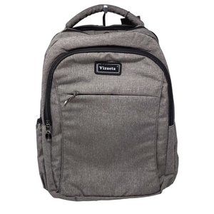 Vizueta Laptop Backpack w/USB Charge Port and Headphone Port - Gray